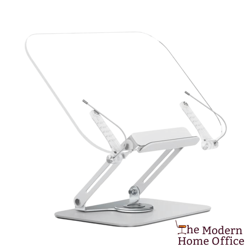 Desktop Book Stand 360°,versatile and convenient tool designed to hold books,documents, tablets,or even smartphones,allowing for hands-free reading or viewing.Main feature:ability to rotate a full 360 degrees,provides user a customizable viewing angles to suit their preferences.-The Modern Home Office