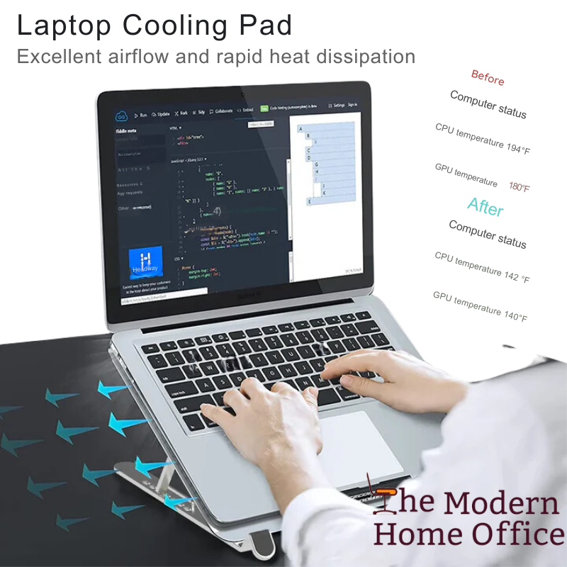 Stay cool and comfortable wherever you are with the Adjustable Folding Aluminum Cooling Fan. This sleek and portable fan is designed for maximum convenience and efficiency, making it the perfect companion for home, office, or travel use. With its adjustable height, folding design, and powerful cooling capabilities, this fan ensures you stay refreshed in any setting. -The Modern Home Office