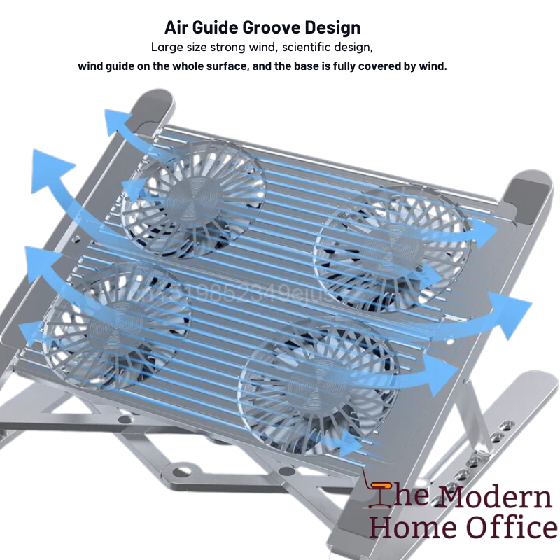 Stay cool and comfortable wherever you are with the Adjustable Folding Aluminum Cooling Fan. This sleek and portable fan is designed for maximum convenience and efficiency, making it the perfect companion for home, office, or travel use. With its adjustable height, folding design, and powerful cooling capabilities, this fan ensures you stay refreshed in any setting. -The Modern Home Office