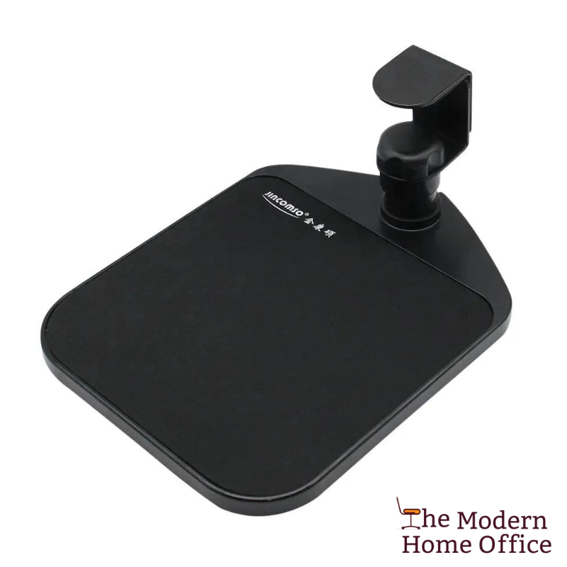 Introducing our Adjustable Desk Mouse Tray, designed to enhance your comfort and productivity while working or gaming. This innovative accessory attaches seamlessly to the edge of your desk, providing a convenient platform for your mouse that can be easily adjusted to your preferred height and angle. -The Modern Home Office