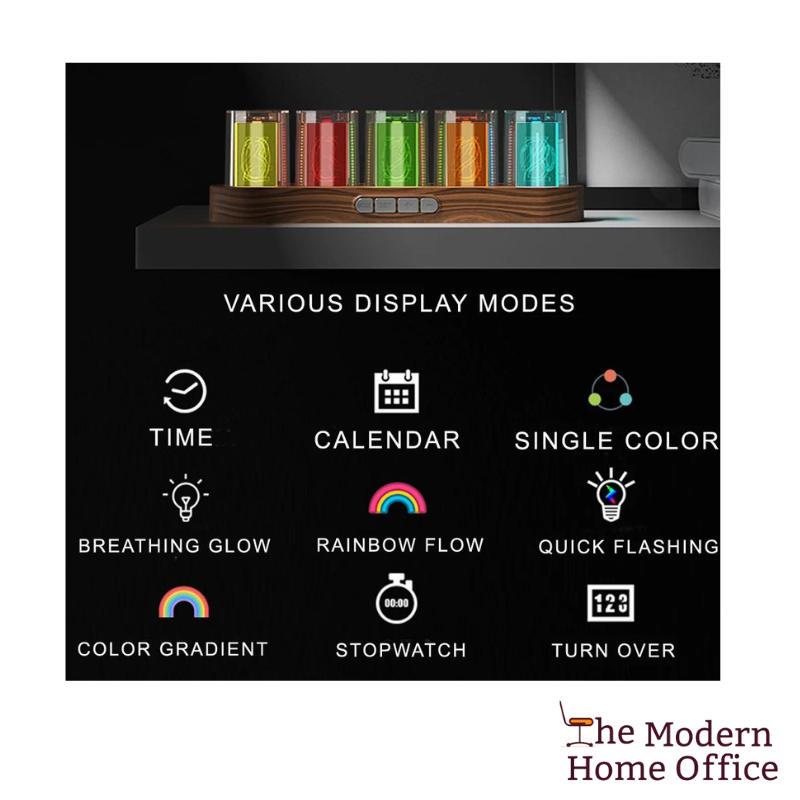 Digital Nixie Tube Clock with RGB LED