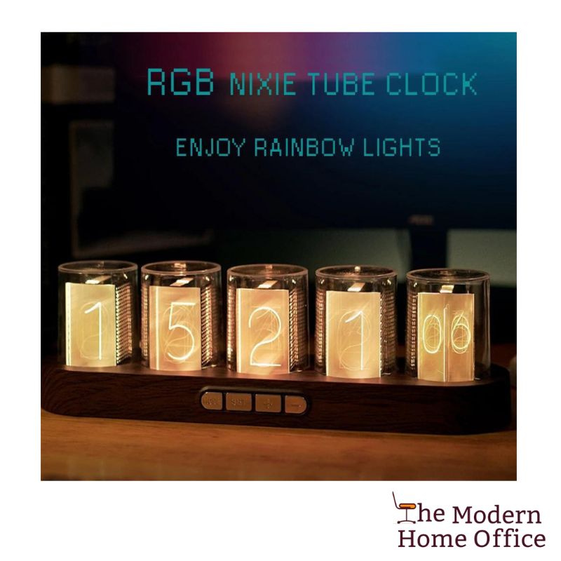 Digital Nixie Tube Clock with RGB LED