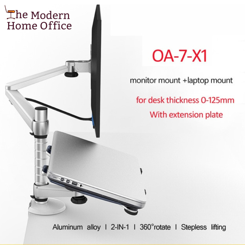 Full Motion Aluminum Monitor Stand Holder