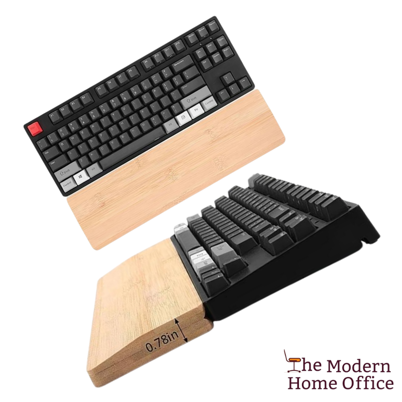 Keyboard Wrist Rest Holder with Storage