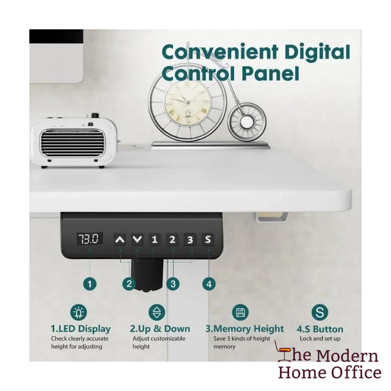 Office Standing Desk with Memory Preset